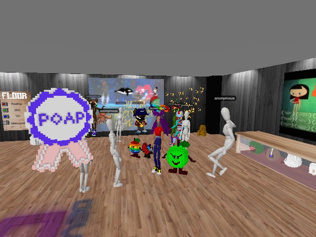 @AmazingDevya at the autism artism gallery @landdevelopmentdao