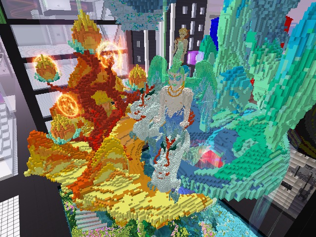 Our art group is called JINGYUAN Metaverse and this is our latest metaverse work 'Metaverse MYTH', which is based on the concept of Chinese mythology and legend.
It is dedicated to creating the beauty of Chinese tradition in the metaverse.
