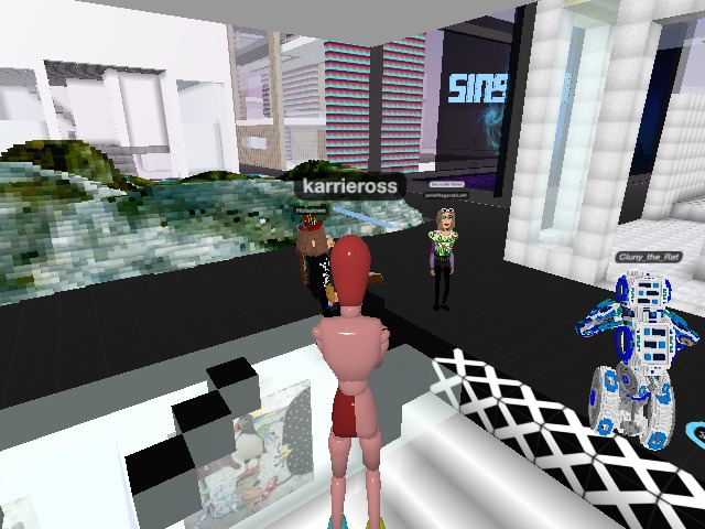 hanging at the parcel with friends that just popped by