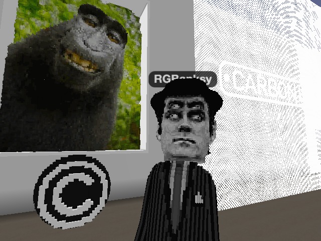 This is Naruta the macaque ape. If you haven't heard of him Google Naruta + selfie. I am wearing allotamoney avatar