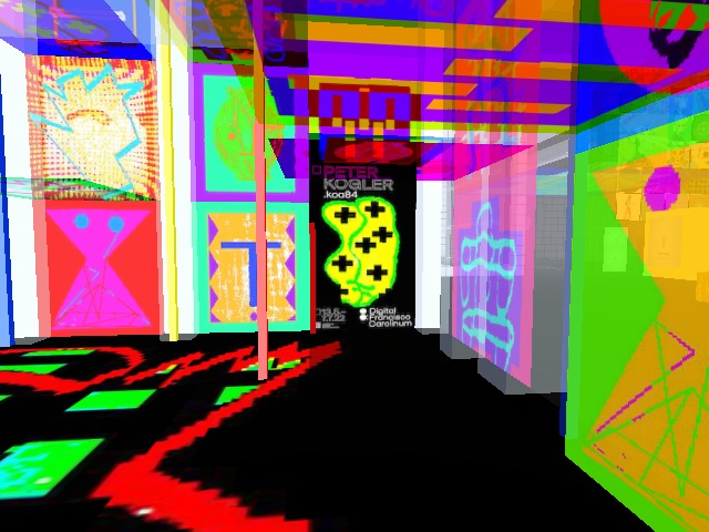 new exhibit @DFC by the Artist Peter Kogler