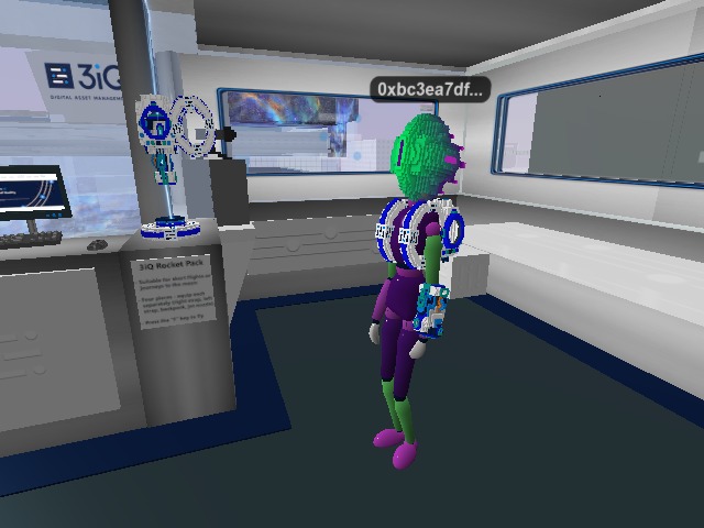 trying on the jetpack :)