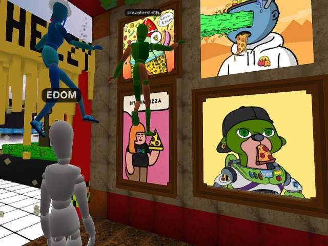 we're on the guided tour and critique of pizza PFPs join us