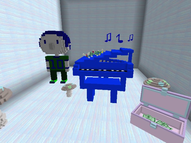 I visited Pastel Island for the 1st time tonight & the first thing I see is my Fancy Blue Piano!! ;p I LOVE it!!