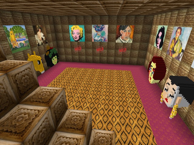 Art History Voxel Heads