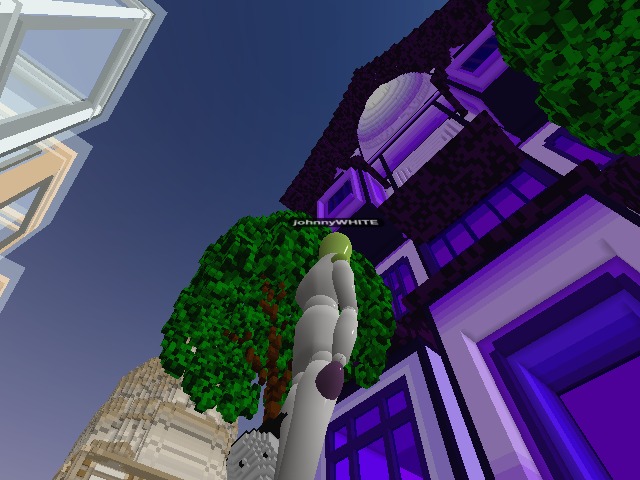 i left the building - such a beautiful space of color and intrigue.