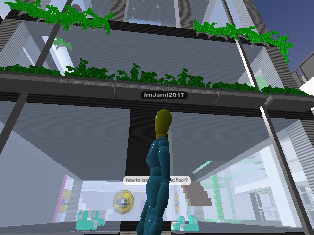 im standing in this building.