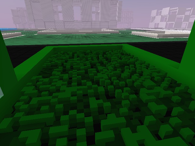 The greens are growing on Architect island... one of these days ill open a gallery here