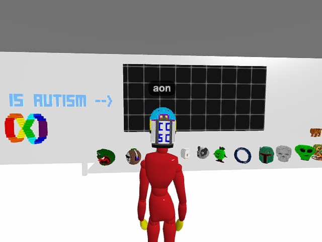 Nice space to teach about autism. Shame we can't see the video screen with a womp.