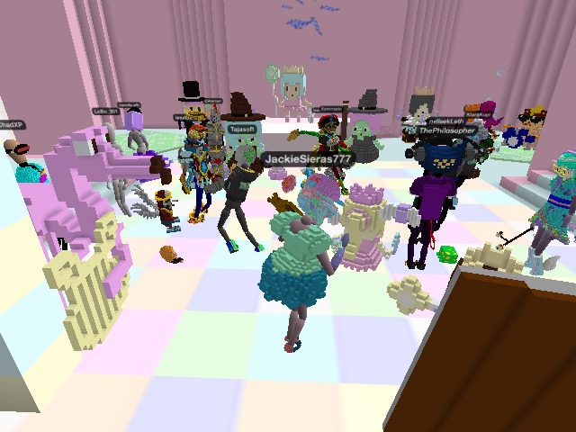 party with friends!