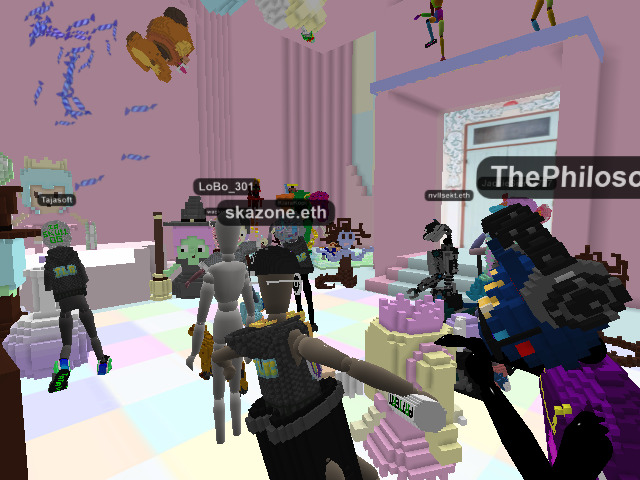 party at the castle!