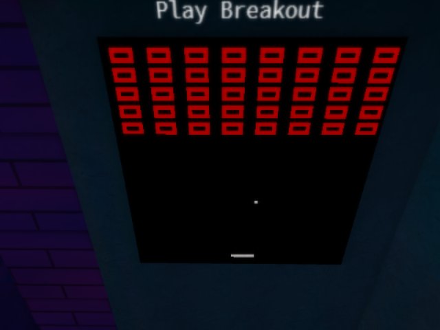 now featuring a fully functional Breakout game - have fun but not too much!
