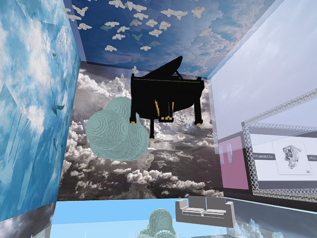 piano in flight