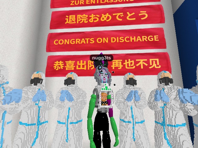 Congrats on discharge! whooo!
