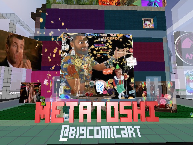 Art installation featuring 007, Meta, Nifties and BigComicArt..... Poker coming soon.