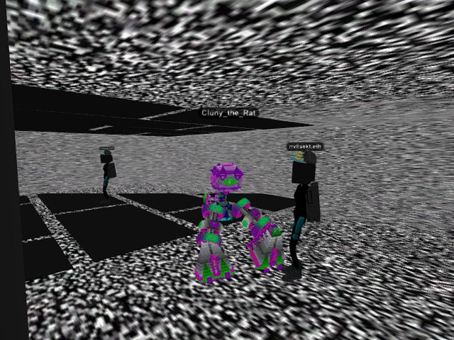 the glitch worm is restless. Hive drone 77 sent to check things out. Communicating with the natives now