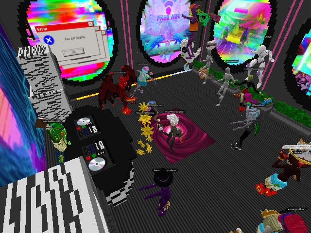 can't really see it in this screenshot but when i am womping from out of my body from across the room, immediately after i womped my body moves to where the camera is -- instantly teleporting