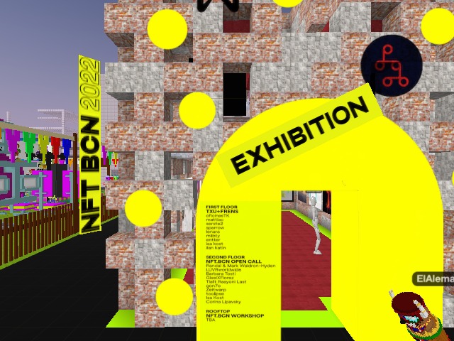 NFT.BCN META EDITION EXHIBITION . sponsored by Createbase featuring NEAR based minted NFT's