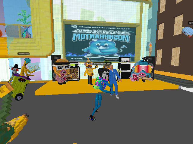 jammin to sarina paris look at us at foodmasku exhibit opening