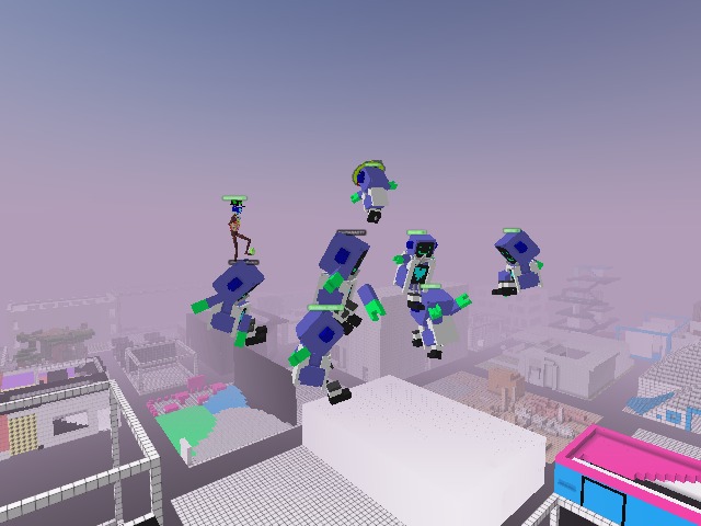 Flying to the bar