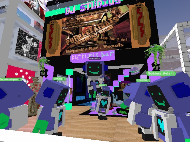Flying in the BitPixie bar