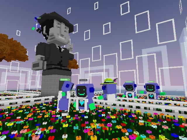 BlockBot Wizards taking over the greenhouse