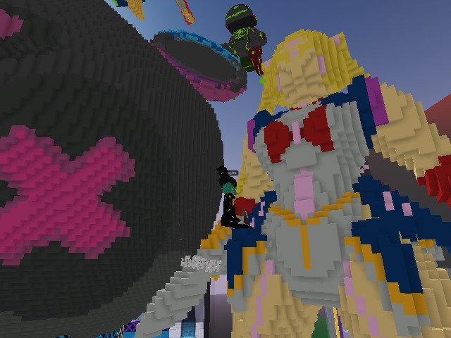 Mecha Sailor Moon slaps!