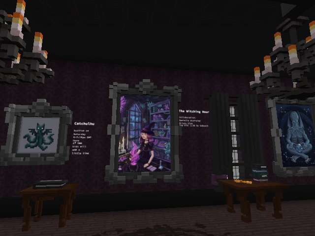 This gallery is giving me the chills <3, and I love it!