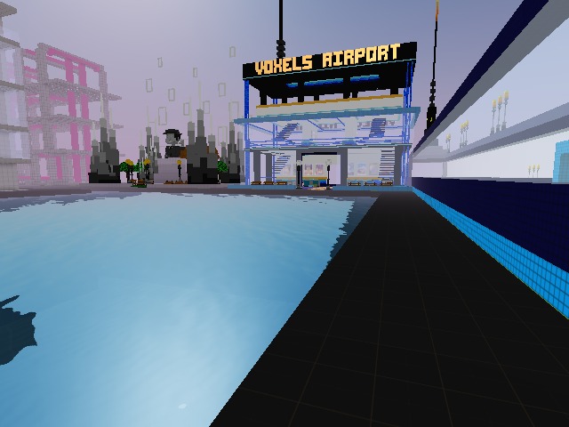 Architect Island - Voxels Airport!!!  so fun!