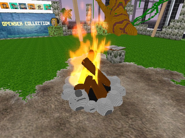 Hanging out at the fire at my orrigin spot