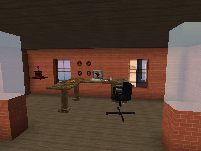 The office... upstairs