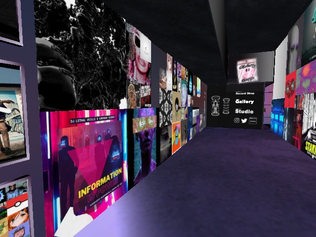 Taking beautiful humans on a tour of the incredible crypto music history exhibition