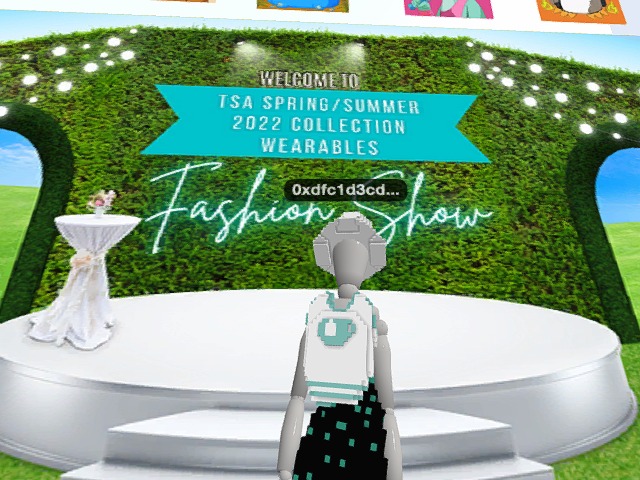 Join our Mini Fashion Show at the TSA NFT Gift Shop now!