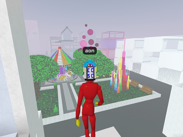 still working on the platform or lift, but nice view on Architect Island
