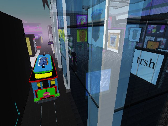 Art Trolley Early Run. Help @thebeatminer "fill" the trolley model with anything! Also Accepting Models to run on tracks scheduled between others! WARNING This is somewhat invasive, temporary and subject to change like real life! Thanx to @SergueiV