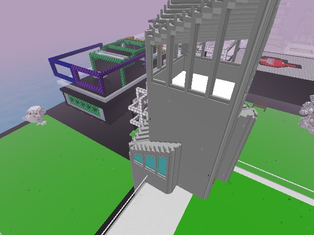 TRINITY VIEW TOWERS, although, you can't really see Trinity anymore @cryptovoxels :-(