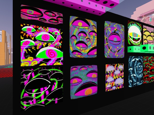 Come Check out Wessel Art ! The eyes have it !!!