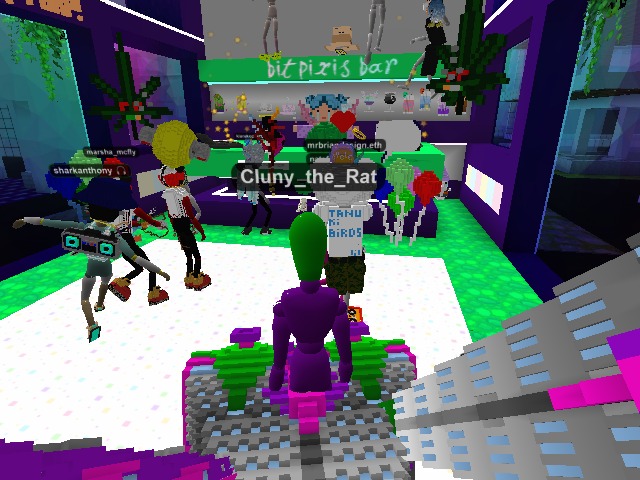 party at bitpixi's