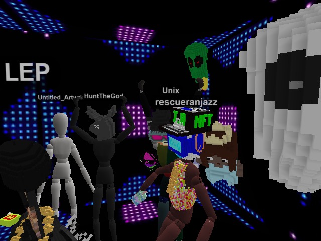 Have you ever partied in #theMetaverse? Try Cryptovoxels, a community made up of mainly #developers, #artists & #metaverse #evangelists. There is a #Cyberpunk, #freestyle atmosphere which is unique to #Cryptovoxels, and quickly grows on you. https://voxels.com #Web3