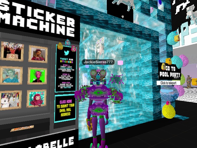 Sticker machine by Stellabelle!