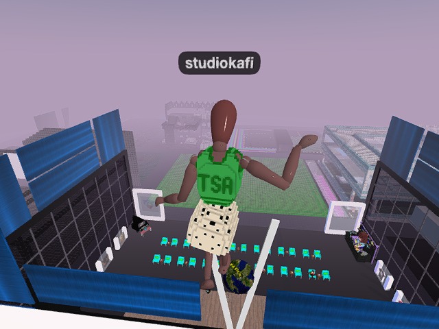 VoxCon Checking out the stage from drone view!