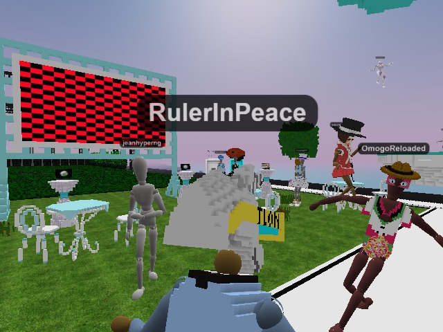 Having fun on Architect Island