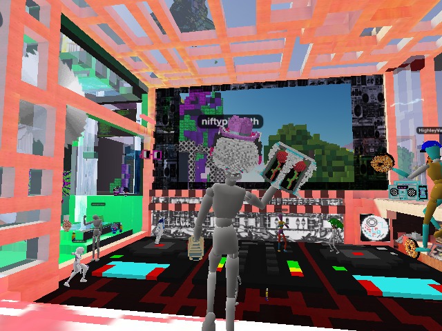 Partying at YouTooCanWoo Party in Scarcity City