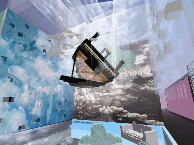 piano in flight