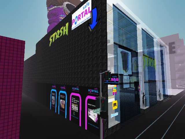 Over at WizardX's looking at the safe portal system on $TRSH Art's building. More spaces available!