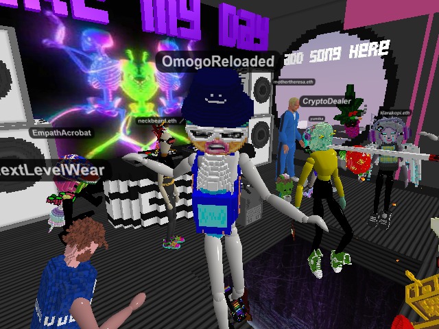 ....at the #liveliest #rave in the #metaverse.