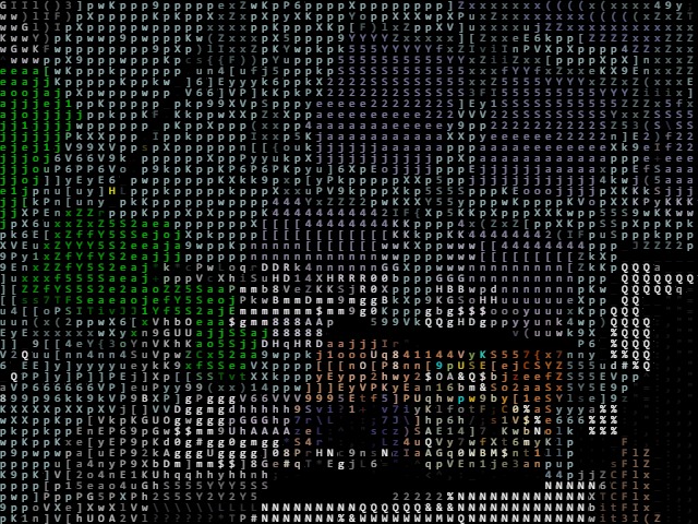 ASCII version of Voxels