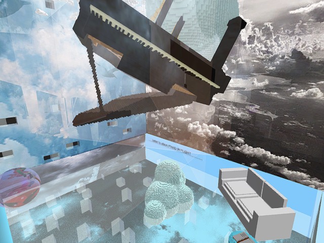 piano in flight