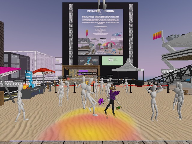Cannes Lions Metaverse Beach Party with VaynerX