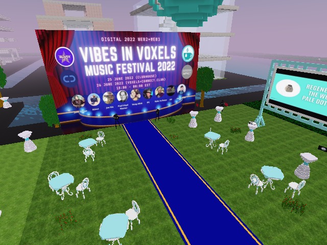 Hovering around stage